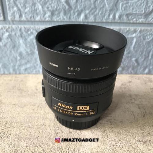 Lensa Fix Nikon AFS 35mm 1.8 Istimewa - Jual beli kamera maztgadget surabaya sidoarjo gresik