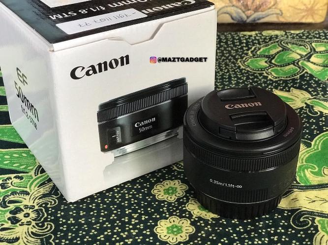 Lensa Fix 50mm F1.8 STM Canon Istimewa - Jual Beli Kamera Surabaya sidoarjo gresik