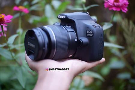 Jual Kamera Canon 1200D Lensa kit 18-55mm Mulus Surabaya