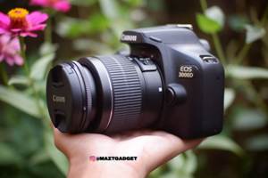 Canon 3000D Kit 18-55mm Istimewa Umur 2 bulan - Jual Beli Kamera Surabaya