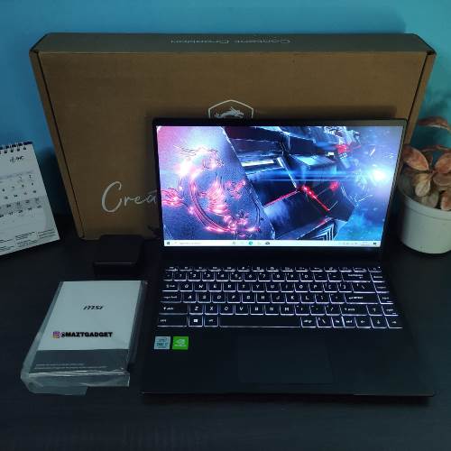 MSI Modern 14 I7-10510U SSD 512gb Nvdia MX330 Like New - Jual Beli Laptop Surabaya
