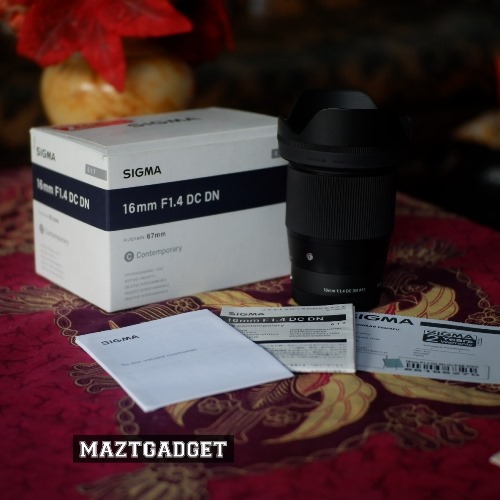 Lensa Fix Sony Sigma 16mm F1.4 DC DN Istimewa, maztgadget (4)